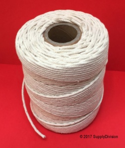 2mm pure UNBLEACHED Cotton cord 100m reel